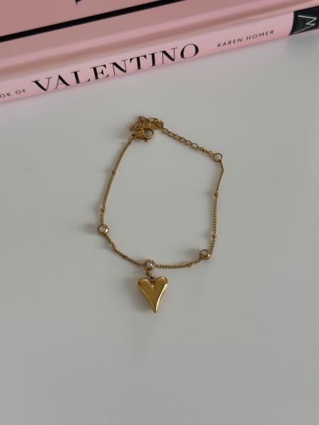 Kalp Charm Bileklik - 1